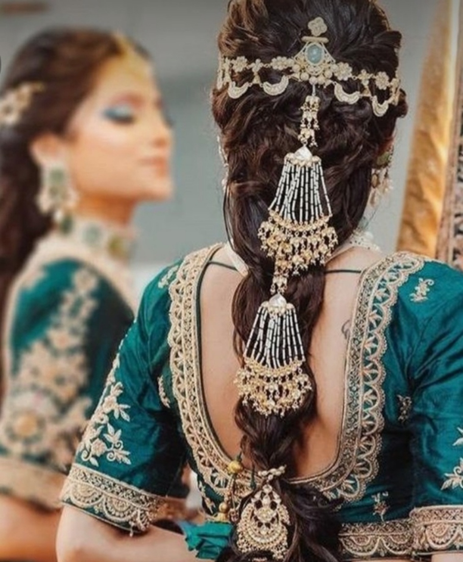 100+ Wedding Hairstyles for All Types of Hair | Hair style on saree, Hairstyles  for gowns, Stylish ponytail