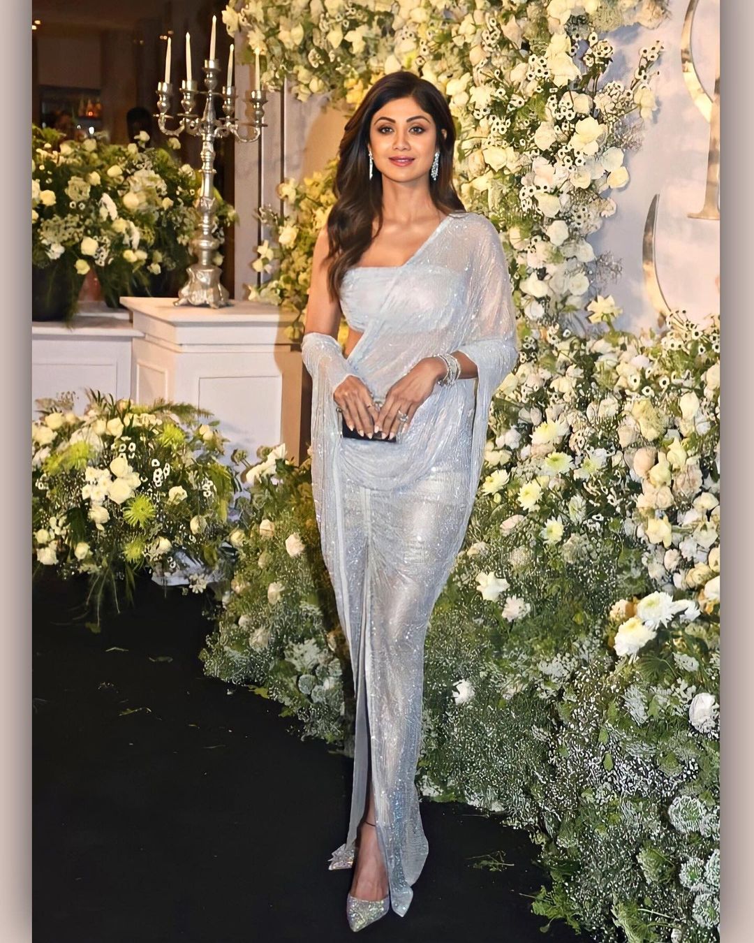 Shilpa Shetty can style a saree in any way she likes, this time she picks a  mirrorwork blazer to wow us - BridalTweet Wedding Forum & Vendor Directory