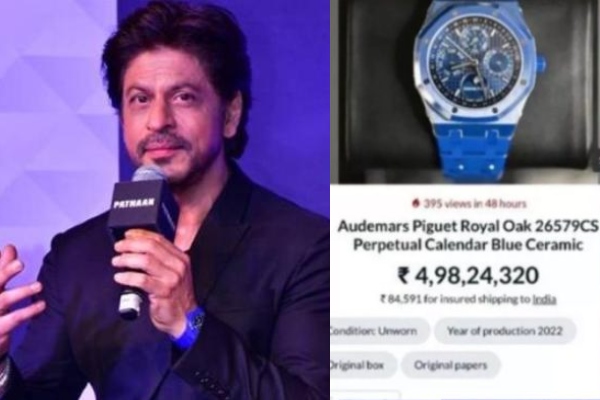 Love Shah Rukh Khan's stylish blue wristwatch? The cost will blow