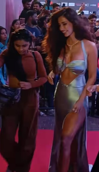 Disha Patani trolled for wearing strapless bralette at NMACC event
