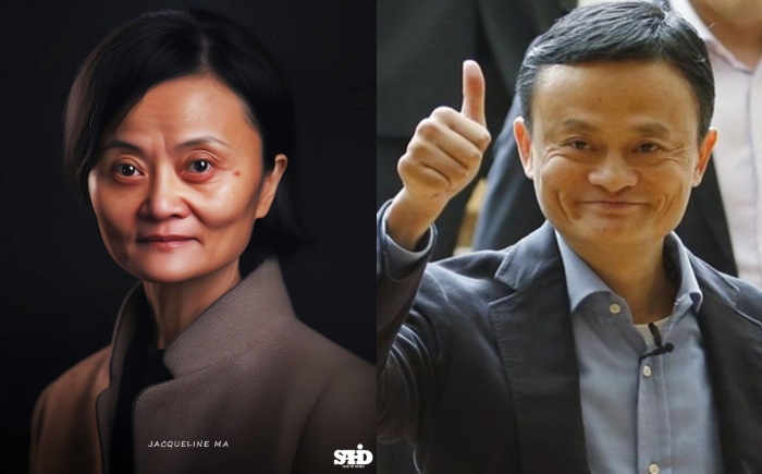 Jack Ma AI Generated picture as a woman