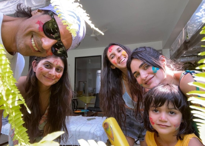 arjun's holi celebration