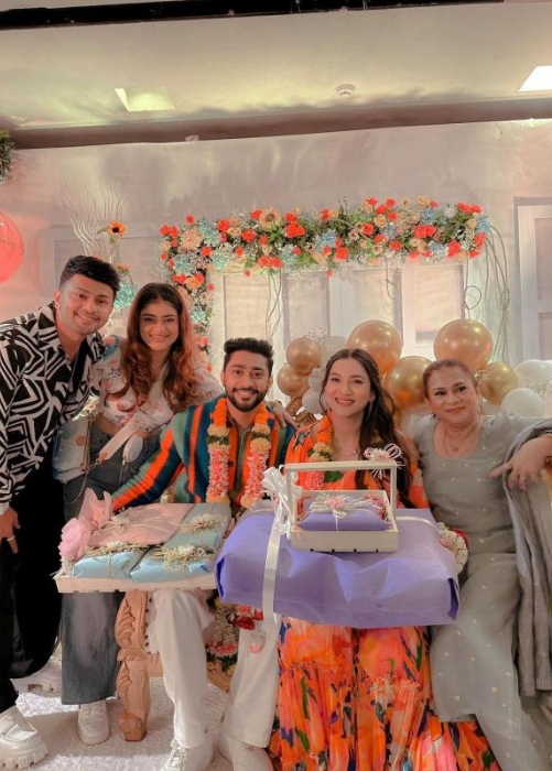 gauahar khan baby shower