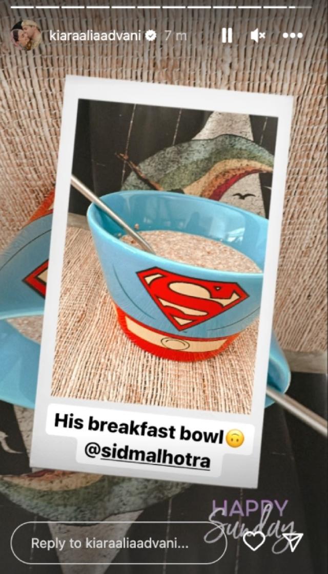 kiara prepared breakfast for sidharth