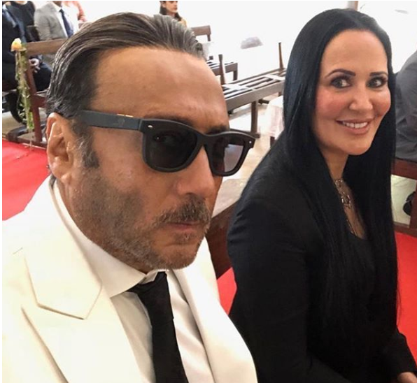 Jackie Shroff and Ayesha Shroff