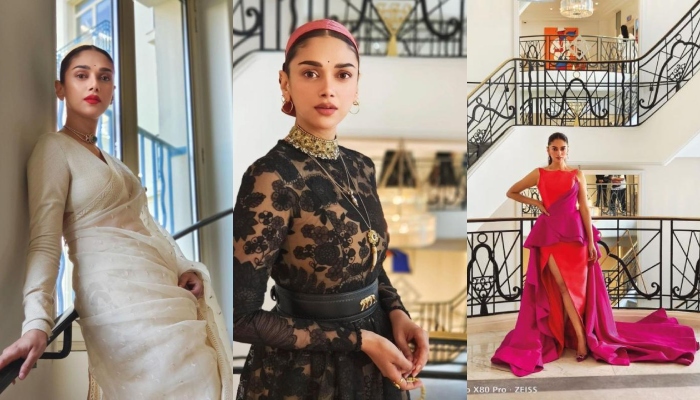 Cannes 2023: Aditi Rao Hydari Radiates Royalty In Oscar De La Renta Gown, Internet Calls Her 'Queen'