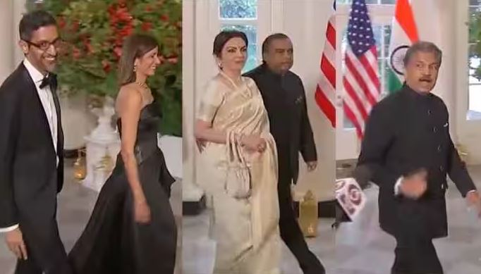 Mukesh Ambani And Nita Ambani's Stunning Entry At White House For PM ...