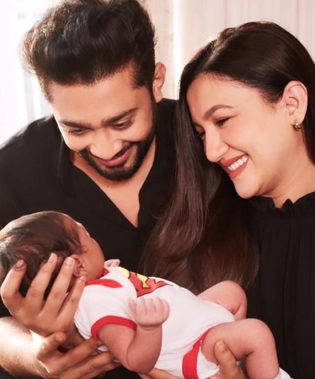 gauahar khan reveals her son's name