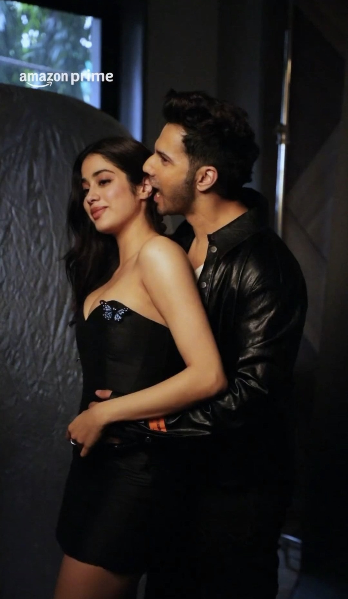 Varun Dhawan Holds Bawaal Co Star Janhvi Kapoor S Waist And Bites Her Ear Gets Brutally Trolled