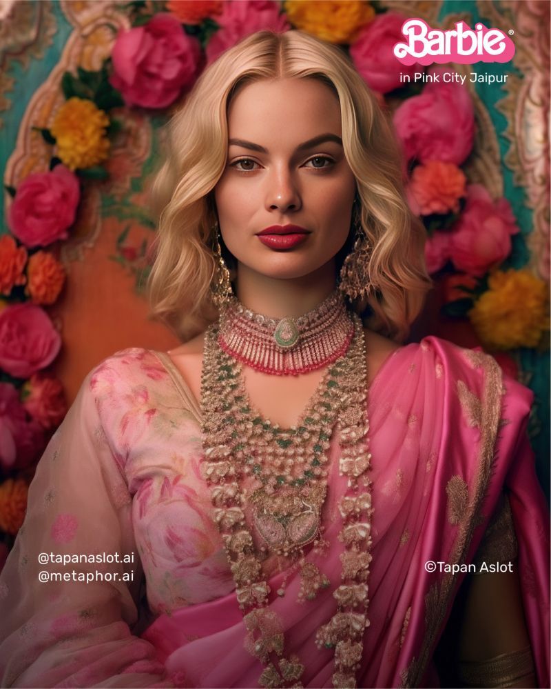 Barbie As An Indian Queen: Indian Illustrator Designs Margot
