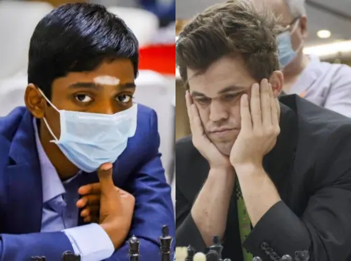 Airthings Masters: Young Indian Grandmaster R Praggnanandhaa Stuns World  Champion Magnus Carlsen - News18