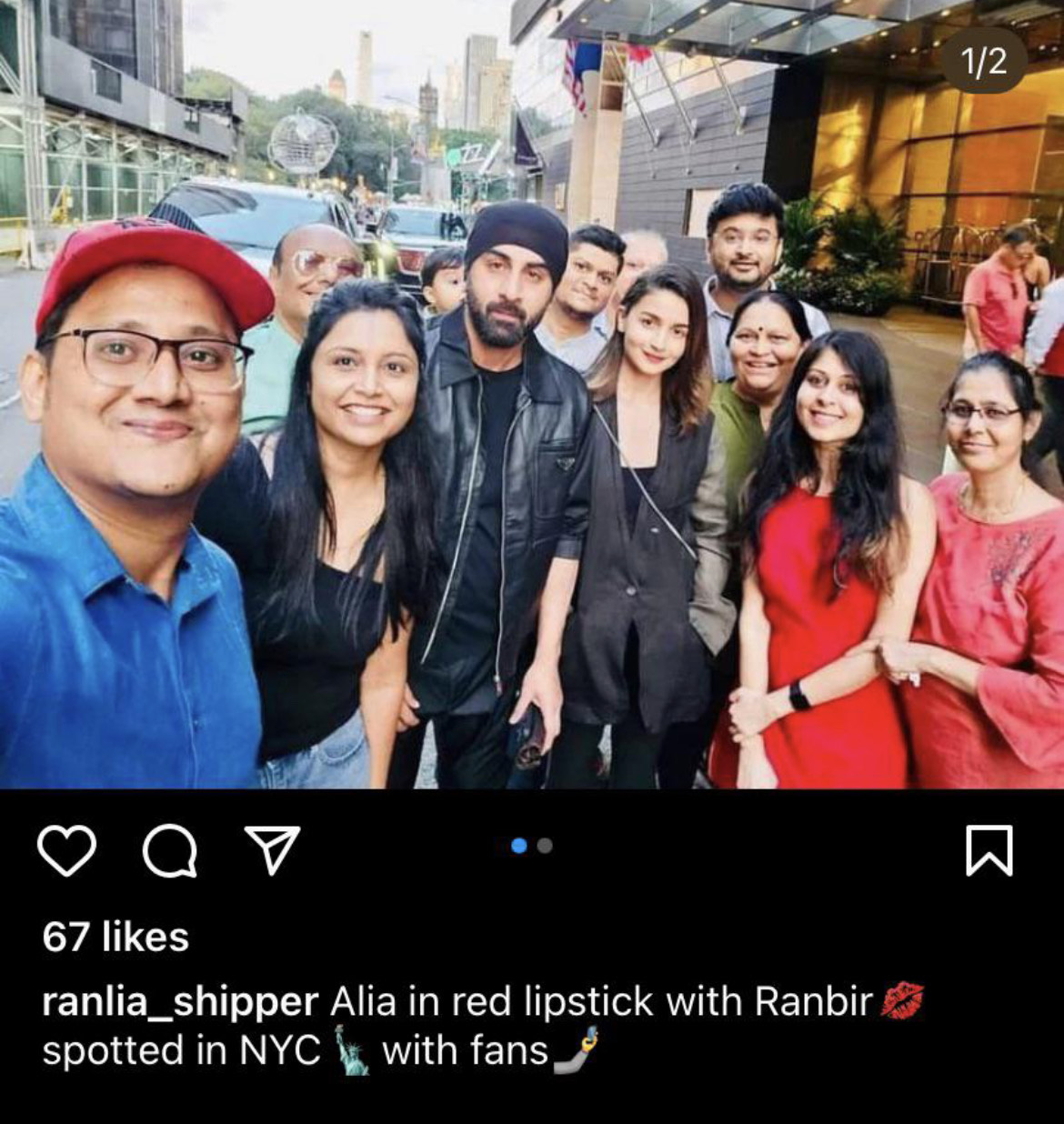 Ranbir Kapoor and Alia Bhatt's New York escapade ft. casual looks and  selfies with fans