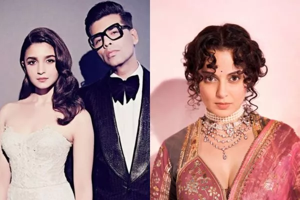 Karan Johar, Alia Bhatt, Kangana Ranaut