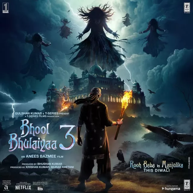 Bhool Bhulaiyaa 3, Kartik Aaryn, Vidya Balan, Tripti Dimri, Madhuri Dixit