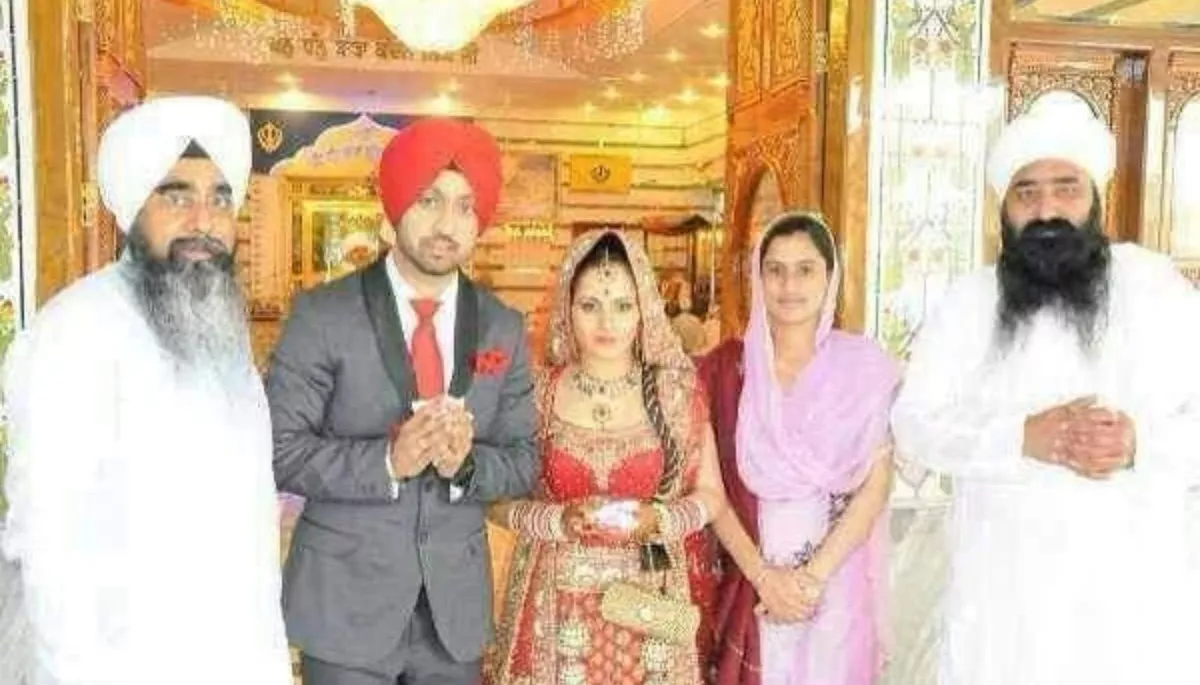 Diljit Dosanjh's wife's real wedding pictures