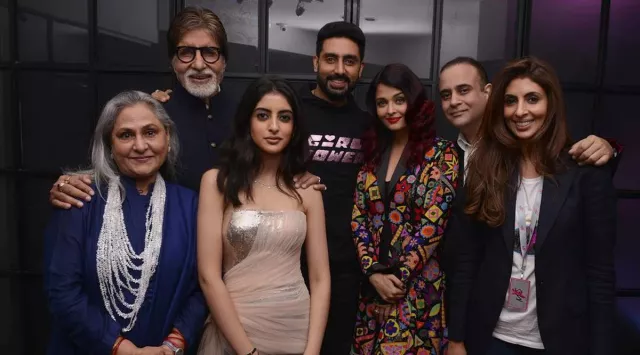 Abhishek Bachchan, Aishwarya Bachchan, Shweta Nanda, Jaya Bachchan, Amitabh Bachchan