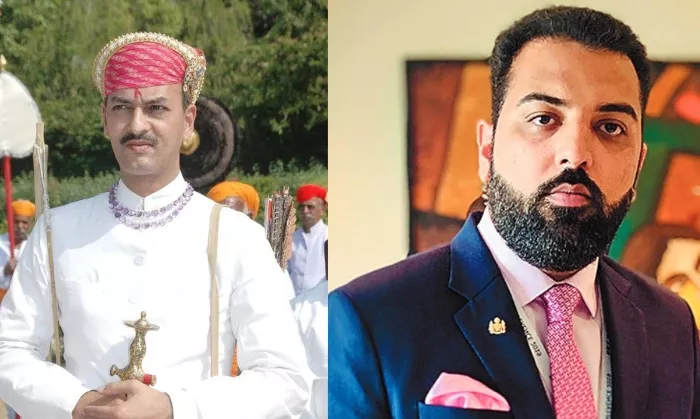 Why are Lakshyaraj Singh and Vishvaraj Singh of the House of Mewar fighting?