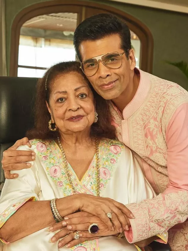 Karan and his mom