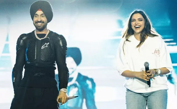 Deepika Padukone, Diljit Dosanjh, Dil-Luminati Concert