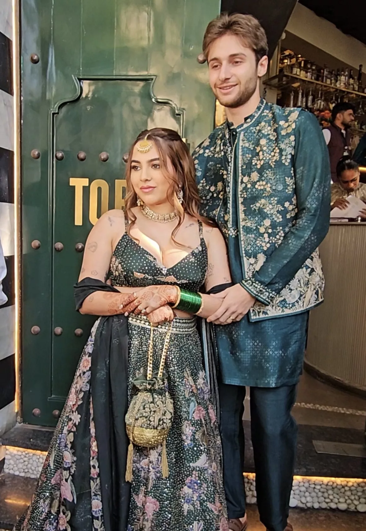 Anurag Kashyap's Daughter, Aaliyah And Her To-Be Groom, Shane Twin In Teal For Their Engagement