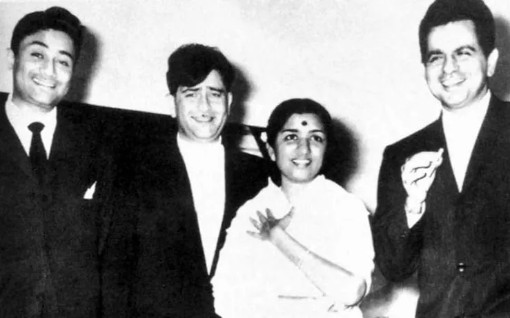 Dev Anand, Raj Kapoor, Dilip Kumar