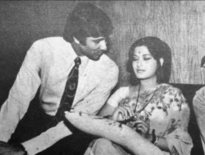 Moushumi and Amitabh