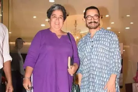 Aamir Khan, Reena Dutta, Kiran Rao, Junaid Khan