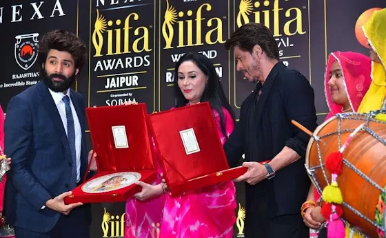 Princess Diya Kumari, Kartik Aaryan, Shah Rukh Khan, IIFa 2025