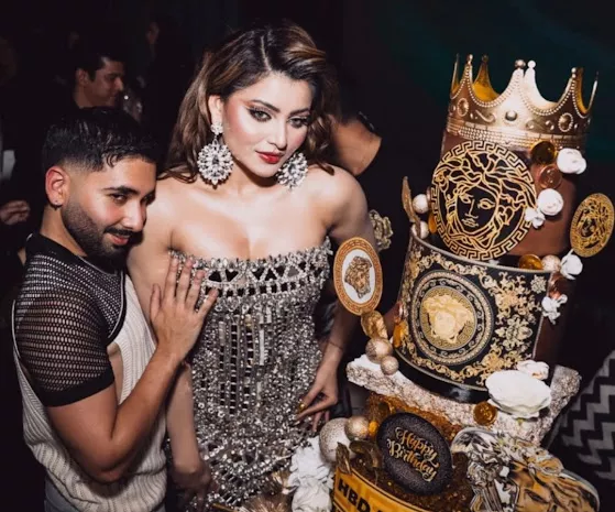 Orry, Urvashi Rautela, Urvashi Rautela Custom Diamond Dress