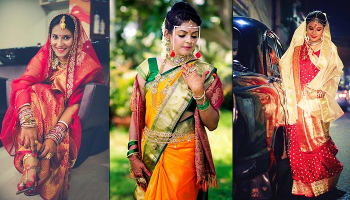 Top Maharashtrian Bridal Looks Worth Taking Inspirations From! | Wedding  saree blouse designs, Indian bride outfits, Wedding saree indian