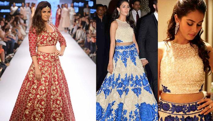 crop top dresses for indian wedding
