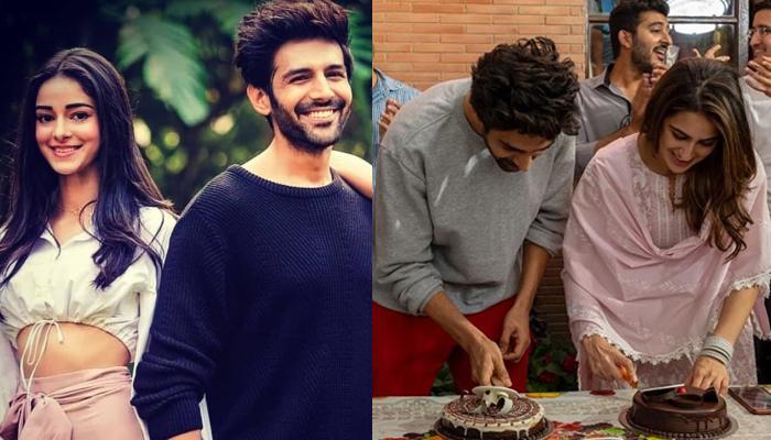 ananya panday is upset with rumoured bf kartik aaryan for his growing closeness with sara ali khan - sara ali khan will not text kartik aaryan on instagram says i m not