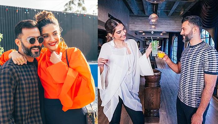 Anand Sonam Ahuja Surprises Sonam Kapoor Ahuja On Her Sets, She Couldn ...