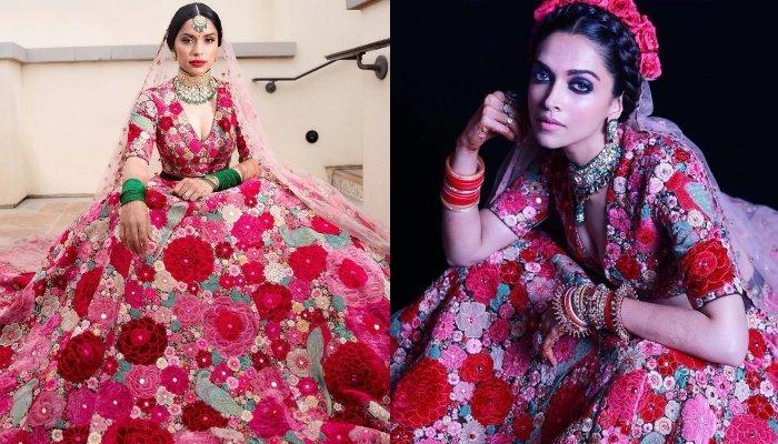 NRI Bride Wore Deepika Padukone's 'Dil Guldasta' Reception Lehenga At Her  Wedding, Looked Heavenly