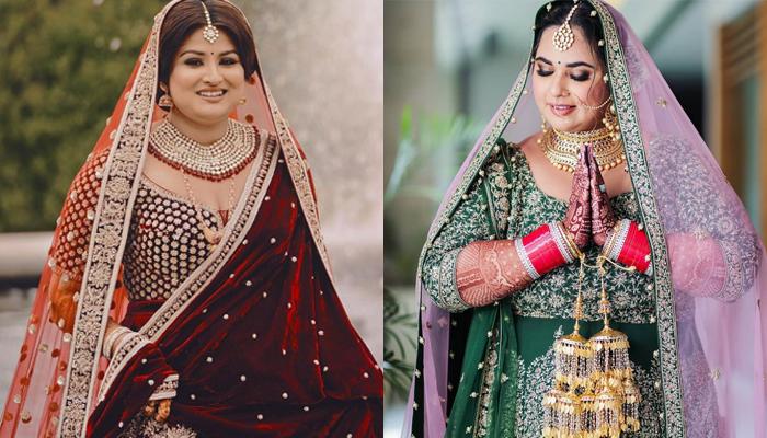 CurvyandFabulous: Love How These Brides Styled Their Wedding Look! | Sikh  bride, Plus size lehenga, Infinity dress ways to wear