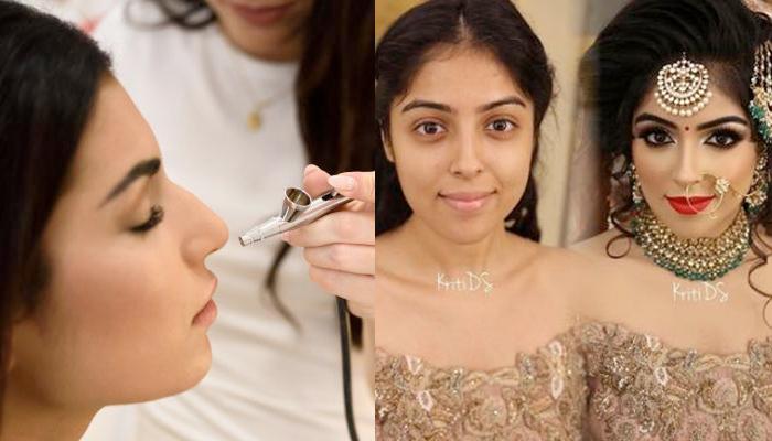 krabbe Dusør grafisk HD Makeup Vs Airbrush Makeup: Which Makeup Is Better For Bridal Makeup?