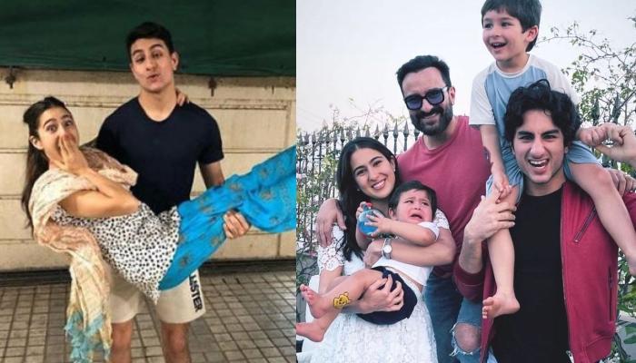 Sara Ali Khan Shares A Monochrome Picture Of Her Iggy Potter Ibrahim And Mentions Her Two Loves 