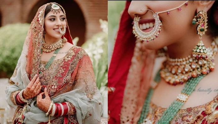 16 Brides Who Paired Their Saree With Pretty 'Dupattas': From Long White  Veil To Floral-Printed Ones