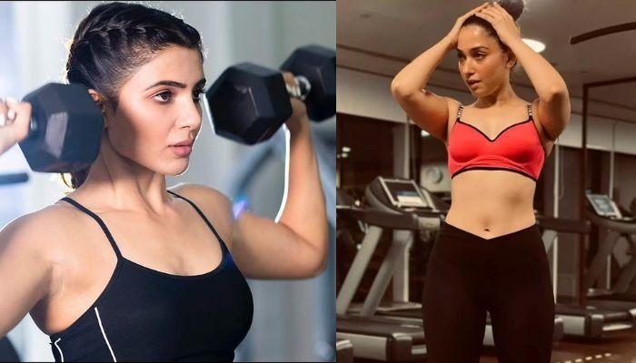 Disha Patani Showcasing Her Abs In A Sports Bra And Shorts Is All The  Monday Motivation You Need