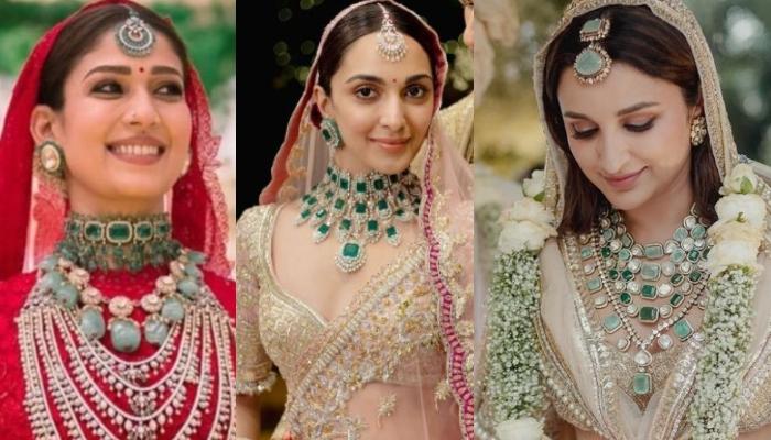 10 Bollywood Brides Who Dazzled In Emeralds On Their Wedding: From