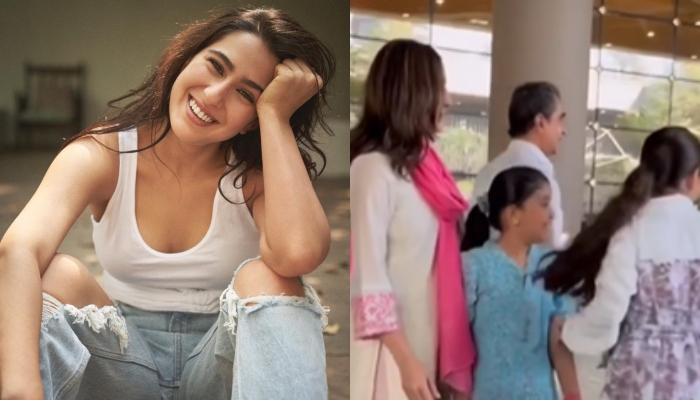 Sara Ali Khan Trolled By An Uncle, 'Time Barbad Kar Rahe Ho Inme', While  She Was Posing With Kids