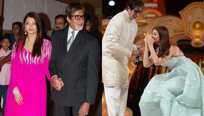 Photos Amitabh Bachchan and Aishwarya Rai Bachchan snapped at the