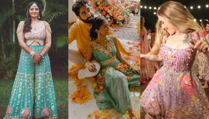 Brides Who Wore Indo-Western Outfits On Their Pre-Wedding Festivities: From  Jumpsuits To Mini Dress