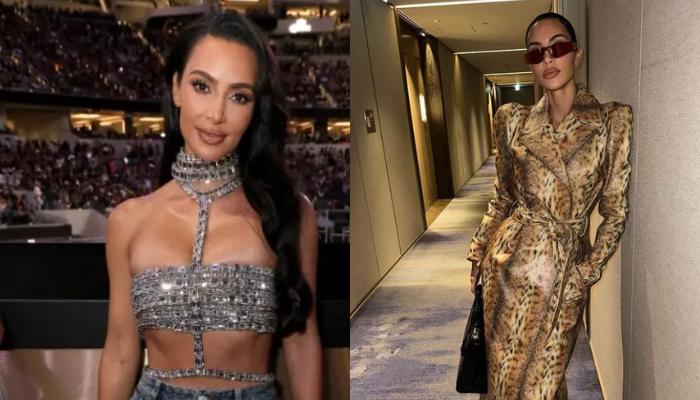 Kim Kardashian Dazzled In A Luxurious Custom Swarovski All-Crystal Top At  Beyonce's Concert