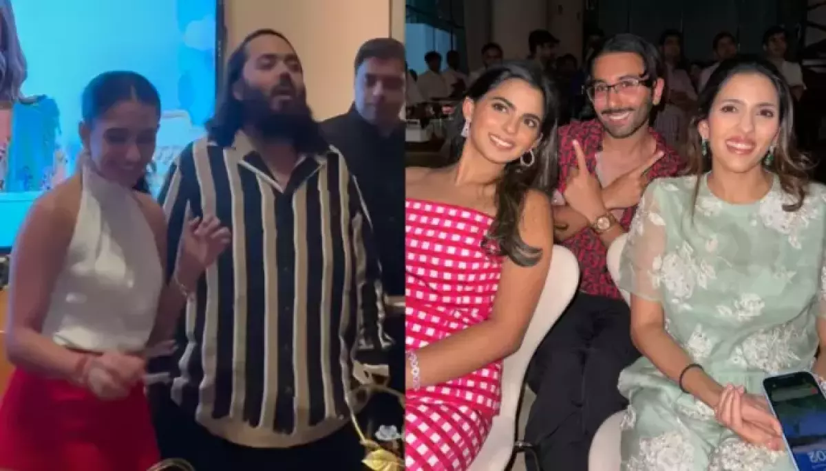 Radhika Merchant Celebrates Her First B’Day With In-Laws After Marriage, Feeds Cake To Anant Ambani