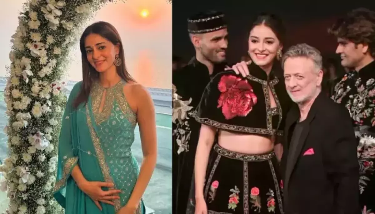 Ananya Panday honours Rohit Bal By Rewearing Her Mom’s 21-year-old suit For Cousin’s Engagement