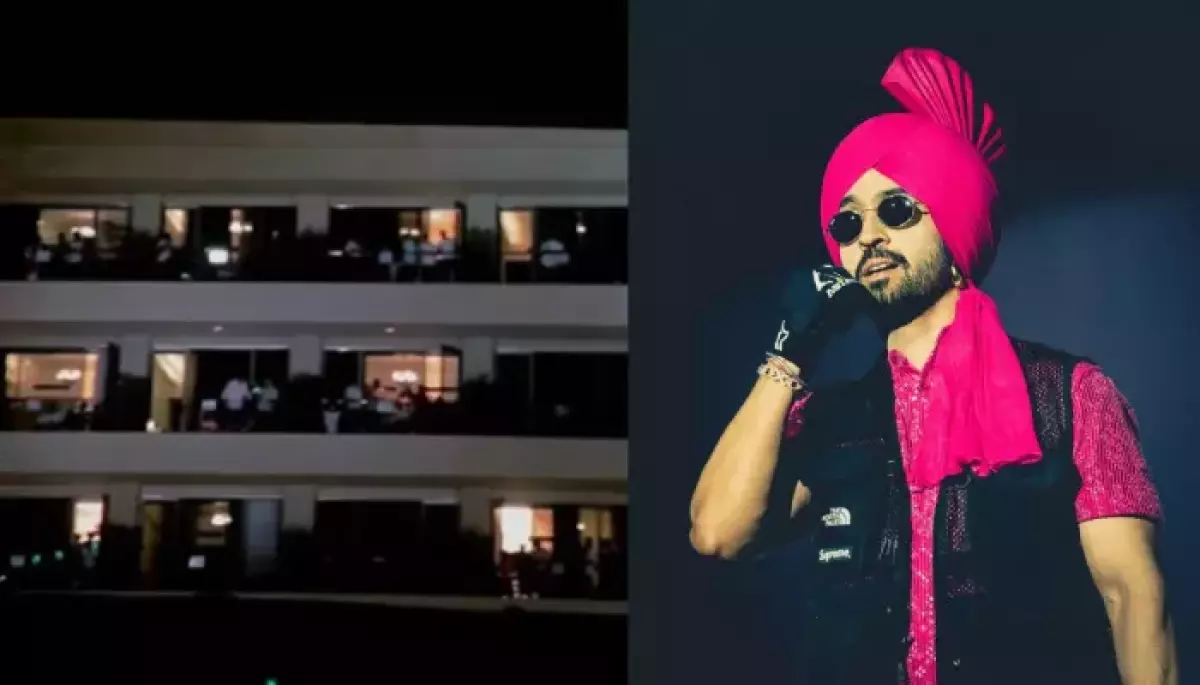 Diljit Dosanjh Reacts To Fans Watching Concert From The Balcony, Pauses And Says, ‘Without Tickets?’