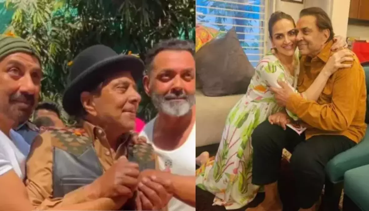 Dharmendra Celebrates 89th Birthday With Sunny And Bobby, Fans Wonder Why He Ignores His 4 Daughters