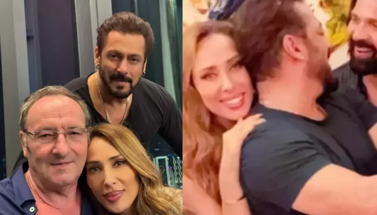 Salman Khan Celebrate GF, Iulia Vantur’s Dad’s B’Day Amidst Busy Schedule, Poses For Family Picture