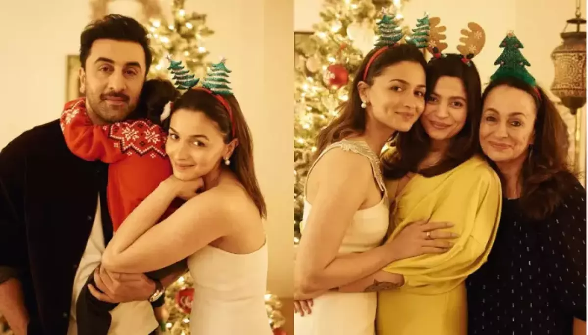 Alia Bhatt’s Christmas Spirit Ft Ranbir, Raha, Neetu, Shaheen, And Mom, Soni Razdan’s Cooking